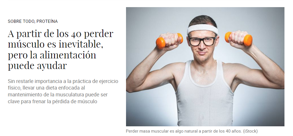 CÉSAR BUSTOS perder musculo a partir de los 40 - NO HAY EXCUSAS