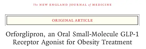 Orforglipron: El Primer GLP-1 Oral para Perder Peso sin Inyecciones